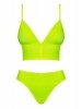 Obsessive Neonia top i figi żółty  S/M